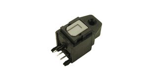 Optical Connector with Driver, Right Angle, Socket, Black / Grey