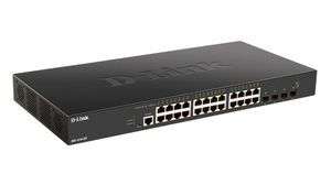 Ethernet Switch, RJ45 Ports 24, 25Gbps, Layer 2 Managed