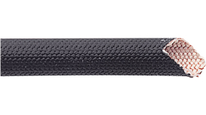 Insulating Sleeve, 5mm, Black, Glass Fibre, Silicone
