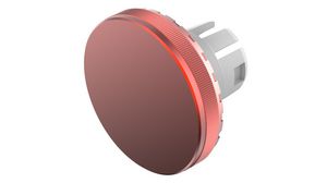 Switch Lens Round 19.7mm Red Aluminium EAO 61 Series