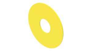 Legend Plate 43mm Round Yellow EAO 61 Series