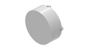 Switch Cap Round 29mm White Plastic EAO 04 Series