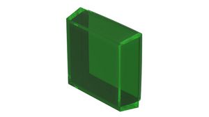 Switch Cap Square Green Plastic EAO 04 Series