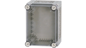 Plastic Enclosure xEnergy Safety Ci 187.5x175x250mm Pebble Grey / Transparent Polycarbonate IP65