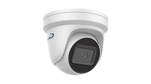 Indoor or Outdoor Camera, Varifocal Lens, Fixed Dome, 1/3" CMOS, 98°, 2560 x 1440, 30m, Alb