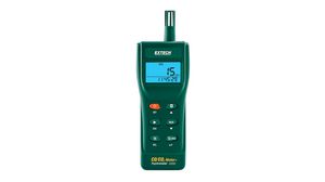 Indoor CO / CO2 Meter and Data Logger, 0 ... 9999ppm, 20 ... 60°C