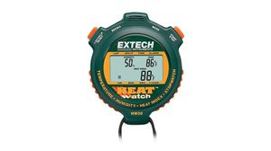 Humidity and Temperature Stopwatch, Stopwatch, Backlit LCD