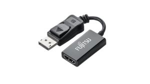 Videoadapter, DisplayPort csatlakozó - HDMI aljzat, 4096 x 2160, Fekete