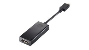 Adapter, USB-C Plug - HDMI Socket, 4096 x 2160, Black