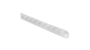 Cable Spiral Wrap Tubing, 5 ... 20mm, Polyethylene, 5m, Natural