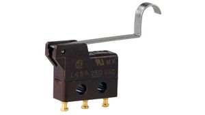 Micro Switch SX, 5A, 1CO, 0.3N, Simulated Roller Lever