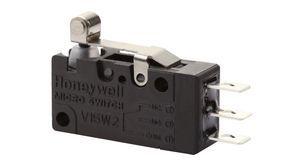 Micro Switch V15W2, 5A, 1CO, 0.96N, Roller Lever