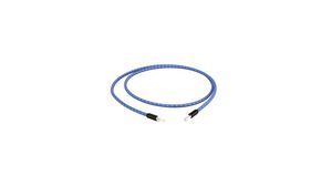Konfektioniertes HF-Kabel, Mikrowelle 3.5 mm Männlich - 3.5 mm Männlich 26.5GHz 50Ohm Blau 1.22m