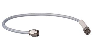 RF Cable Assembly, SMA Male Straight - SMA Male Straight, 406.4mm, Blue / Transparent