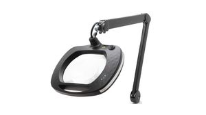 Magnifying LED Lamp, ESD Safe 2.25x, 191 mm x 157 mm, Glass, DE Type F (CEE 7/4) Plug