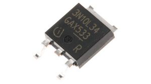 N-Channel MOSFET, 30 A, 100 V, 3-Pin DPAK Infineon IPD30N10S3L34ATMA1