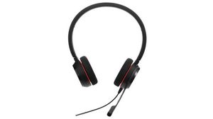 Evolve 20 Black Wired USB A On Ear Headset