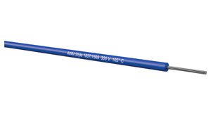 Fil multibrin PVC 0.56mm² Cuivre étamé Bleu 250m
