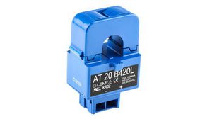 AT Series Current Transformer, 20A Input, 20:1, 4 ... 20 mA Output, 16mm Bore, 20 ... 30 V dc