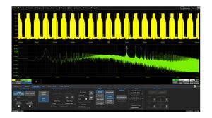Volitelná spektrální analýza - Osciloskopy řady WaveSurfer 4000HD