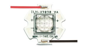 UV LED 410nm 44.4V 6.5W 140° SMD