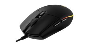 Przewodowa mysz gamingowa G203 8000dpi Optyczne Oburęczne Czarny