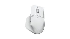 Drahtlose Maus für Mac MX MASTER 3S 8000dpi Optisch Rechtshänder Weiss