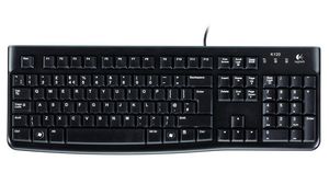 Keyboard For Business, K120, BE Belgium, AZERTY, USB, Cable