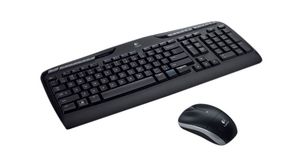 Keyboard and Mouse, 1000dpi, MK330, US English, QWERTY, Wireless
