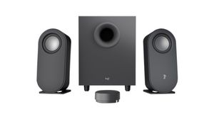 PC Speakers, 2.1, 80W, Black