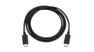 Cable, USB-C Plug - USB-C Plug, Logitech Rally Bar / Logitech Rally Bar Mini