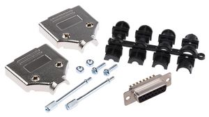 D-Sub Connector Kit, DA-26 Plug, Solder, ABS