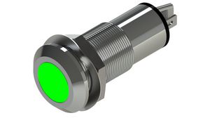 LED-indikatorLoddeflige Fast Grøn AC 230V