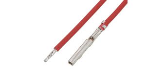 Pre-Crimped Lead, Squba 3.6 Female - Bare Ends, 300mm, 18AWG