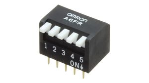 Piano DIP Switch, Long Lever, 2.54mm, PCB Pins