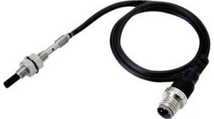 Induktiv sensor PNP, sluttekontakt (NO) 2kHz 30V 10mA 3mm IP67 Kabel med M8-stik, 300 mm E2E