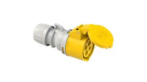 CEE Socket SHARK 4P 2.5mm² 16A IP44 110V Yellow/White