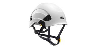 Vertex White Safety Helmet with Chin Strap, Adjustable