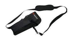 Pouch with Adjustable Shoulder Strap, Black