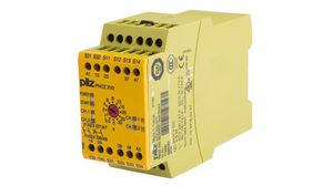 Dual-Channel Safety Switch/Interlock Safety Relay, 24V dc, 2 Safety Contacts