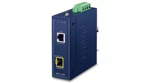 Medieomformer, Fiber multi-modus - Ethernet, Fiberporter 1SFP