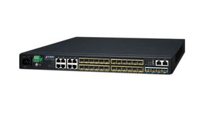 Ethernet Switch, RJ45 Ports 8, Fibre Ports 28SFP, 10Gbps, Layer 3 Managed