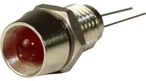 LED Indicator, Pins, Fixed, Red, DC, 5V