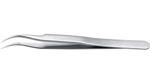 Tweezers Precision Stainless Steel Bent / Fine / Sharp 115mm