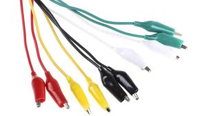 Test Lead Kit 500mm Black / Red / White / Green / Yellow