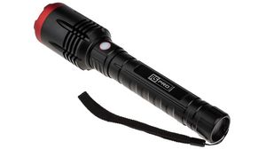 Torch, LED, Rechargeable, 6000lm, 191m, IP67, Black