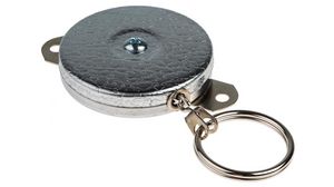 Retractable Key Chain, Stainless Steel