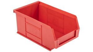 Storage Bin, 101x167x76mm, Red, Pack of 10 pieces