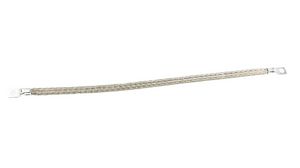 Earthing Strap M8 24.13mm² Tinned Copper 400mm