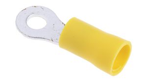 Ring Terminal, Yellow, M4, 2.5 ... 6mm², Pack of 100 pieces